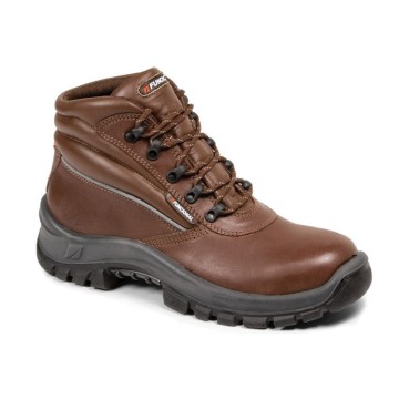 BOTIN FRANCES AURUM - CUERO BOX MARRON TALLE 42 - C/ PUNTERA FUNCIONAL