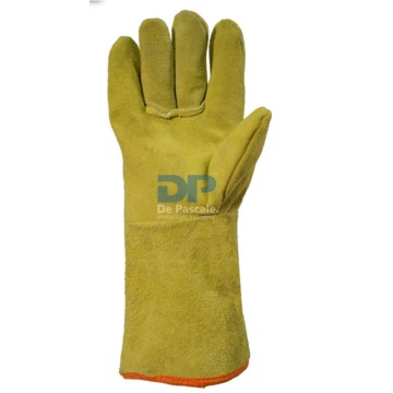 GUANTE SOLDADOR DESCARNE AMARILLO FORRADO P/LARGO DE PASCALE