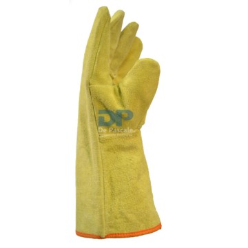 GUANTE SOLDADOR DESCARNE AMARILLO FORRADO P/LARGO DE PASCALE