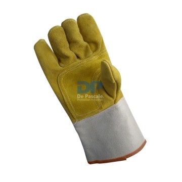 GUANTE DESCARNE AMARILLO - REFUERZO CADENERO CORTO DE PASCALE
