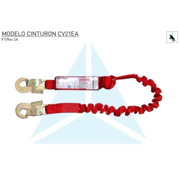 CABO DE AMARRE ELASTIZADO C/ AMORTIGUADOR 1.50 MTS ESLINGAR