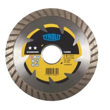 DISCO DIAMANTADO TURBO 4.5 X 10 MM TYROLIT