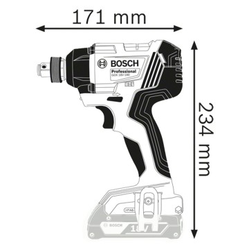 LLAVE DE IMPACTO - GDX 180-LI BT - 18V - BOSCH