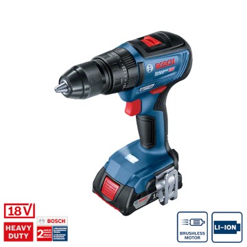 TALADRO ATORNILLADOR GSB 18 V-50 - C/ PERC - C/2BAT - C/MALETIN - 18V