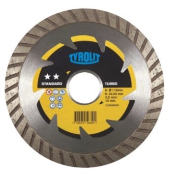 DISCO DIAMANTADO TURBO 9 X 10 MM TYROLIT
