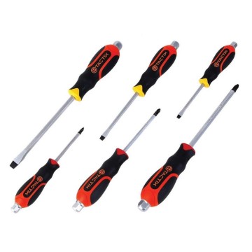 JUEGO DESTORNILLADOR - PLANO Y PH - 6 PIEZAS - TACTIX