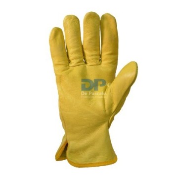 GUANTE VAQUETA 1/2 PASEO - RIBERTE NARANJA T10 DE PASCALE