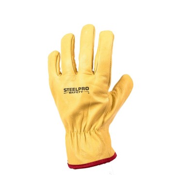 GUANTE VAQUETA - 1/2 PASEO - T-10 - STEELPRO