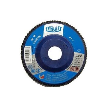 DISCO FLAP ZIRCONIO - PLANO - NYLON 115 X 22 X GR120 TYROLIT