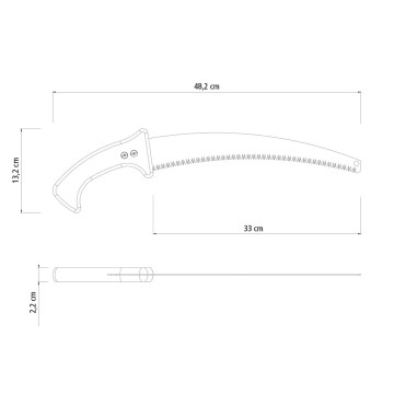 SERRUCHO PODA CABO MADERA 13 TRAMONTINA