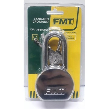 CANDADO - REDONDO DE ACERO - 65 MM - FMT HERRAMIENTAS