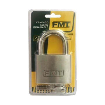 CANDADO ACERO INOXIDABLE 30 MM - 3 LLAVES FMT