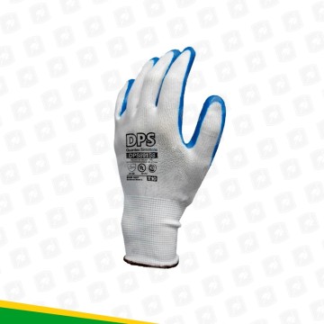 GUANTE TEJIDO RECUBIERTO LATEX RUGOSO T9 BLANCO