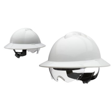 CASCO DE SEGURIDAD S/ARNES - FULL BRIM - BLANCO