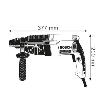 ROTOMARTILLO GBH 2/26 DRE - SDS PLUS 800W - 3 J - 2.7 KG BOSCH