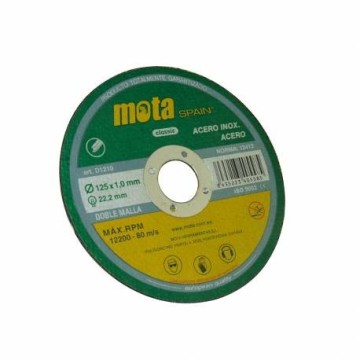 DISCO DE CORTE - HIERRO Y ACERO INOX. - 180 X 2.5  X 22.2MM - MOTA
