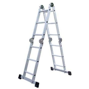 ESCALERA ALUMINIO ARTICULADA 4 TRAMOS - 7 POS. 12 ESC. FMT