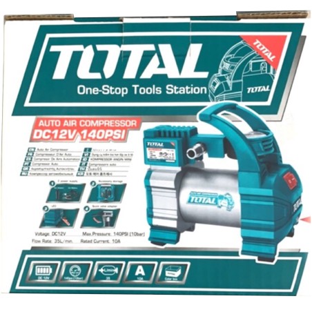 COMPRESOR DE AIRE - 12V - 35L/MIN - TOTAL