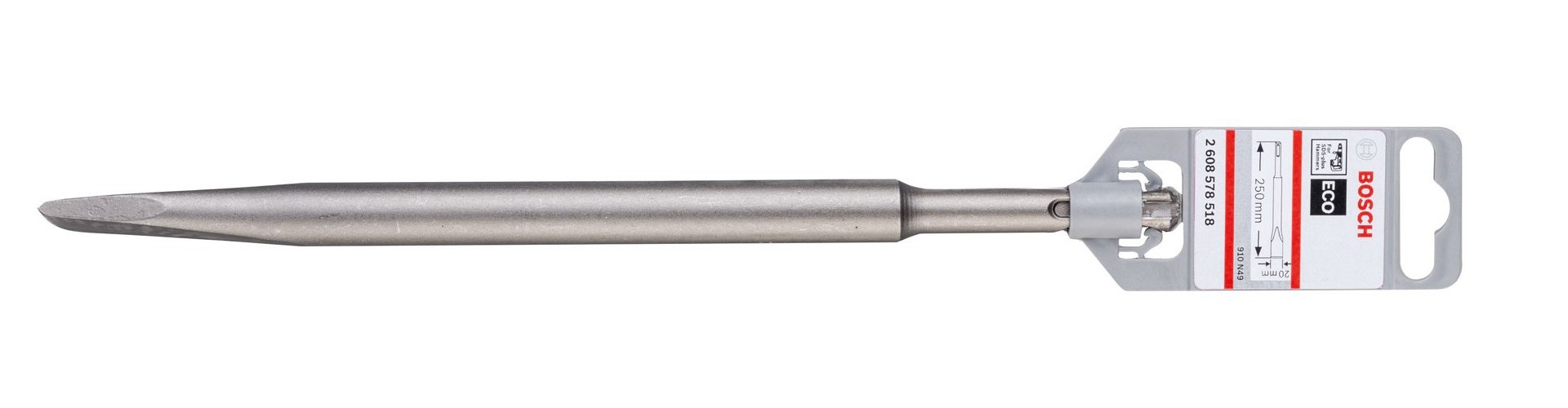 CINCEL PLANO - SDS PLUS - 250 X 20 MM - BOSCH