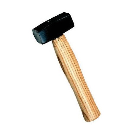 MAZA DE ACERO FORJADA CABO MADERA CORTO 2 KG FMT