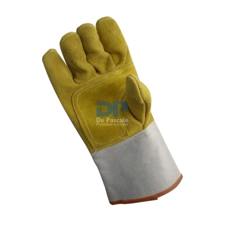 GUANTE DESCARNE AMARILLO - REFUERZO CADENERO CORTO DE PASCALE