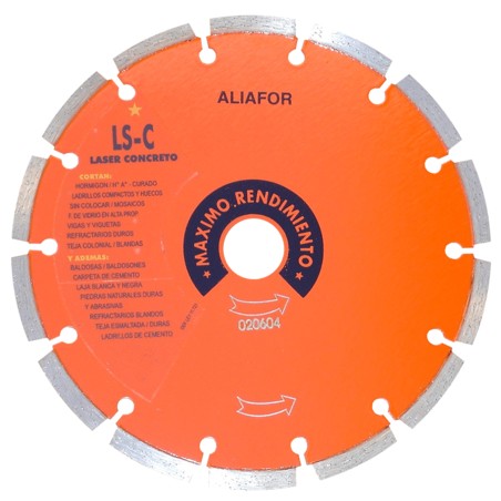 DISCO DIAMANTADO  LS C MAXIMO RENDIMIENTO 8 ALIAFOR