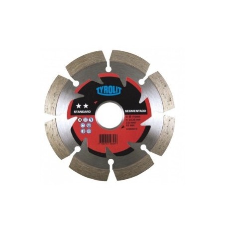 DISCO DIAMANTADO SEGMENTADO 4.5 X 10 MM TYROLIT