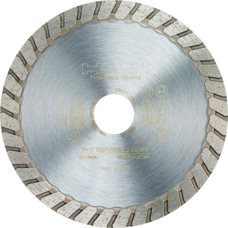DISCO DIAMANTADO - P-T - TURBO - 115 - 22.2 - HILTI