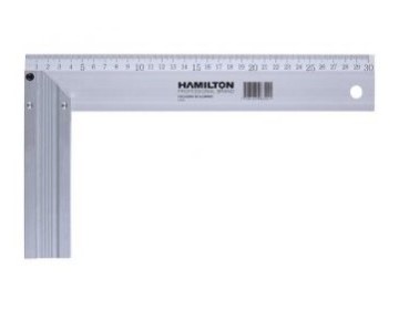 ESCUADRA - DE ALUMINIO - 30CM - HAMILTON