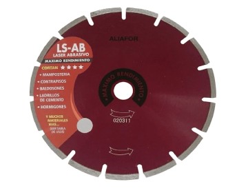 DISCO DIAMANTADO  LS AB MAXIMO RENDIMIENTO 10 ALIAFOR