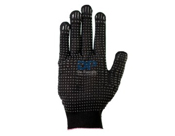 GUANTE ALGODON - NEGRO - MOTEADO T8 - DE PASCAL