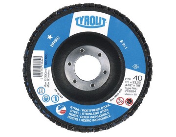 DISCO FLAP - OXIDO ALUMINIO - PLANO - 180 X 22 X GR120 - TYROLIT