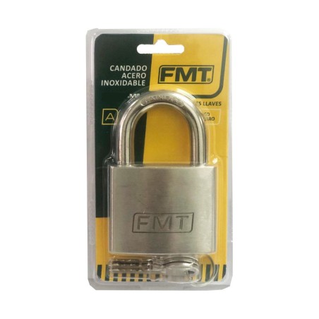 CANDADO ACERO INOXIDABLE 30 MM - 3 LLAVES FMT
