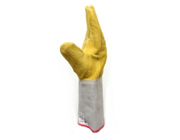 GUANTE SOLDADOR - DESCARNE AMARILLO FORRADO - T10 - SEGOD