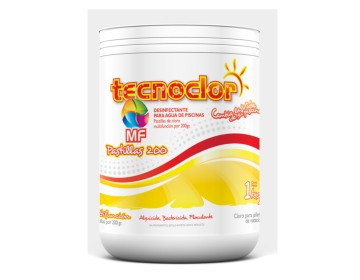 CLORO SOLIDO DISOLUCION LENTA - MULTIFUNCION PASTILLA 200 GRS X 1 KG. 