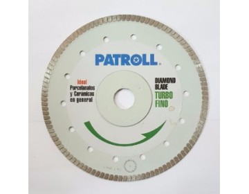 DISCO DIAMANTADO - TURBO - FINO - PT-7 - 7  - PATROLL