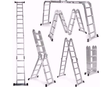 ESCALERA ALUMINIO FMT ARTICULADA 4 TRAMOS - 7 POS. 16 ESC.