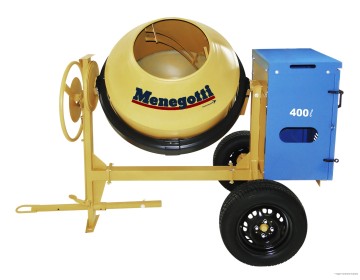 HORMIGONERA - RUEDA 13 - 400 LITROS - MENEGOTTI