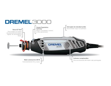 TORNO MULTIPRO 3000 30 ACCESORIOS DREMEL
