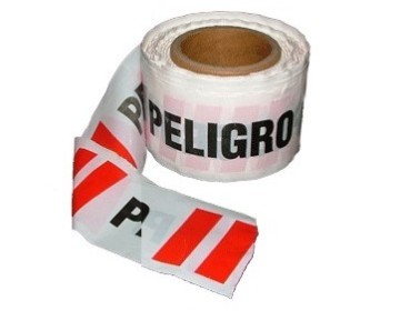 CINTA DEMARCATORIA PELIGRO 200 METROS BI PACK