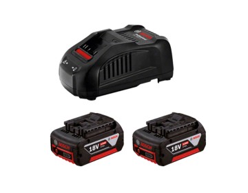 KIT BATERIAS Y CARGADOR 18V 18V - 3.0/4.0AH BOSCH