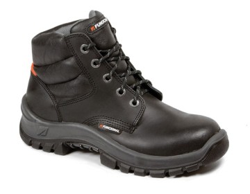 BOTIN PRUSIANO STEEL - CUERO BOX NEGRO TALLE 44 - C/ PUNTERA FUNCIONAL
