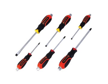 JUEGO DESTORNILLADOR - PLANO Y PH - 6 PIEZAS - TACTIX