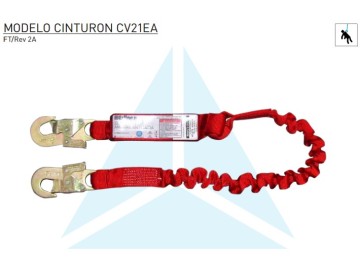 CABO DE AMARRE ELASTIZADO C/ AMORTIGUADOR 1.50 MTS ESLINGAR