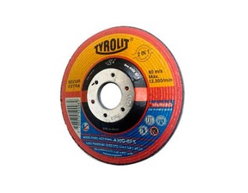 DISCO DE DESBASTE  CENTRO DEPRIMIDO - NO METALICO 114X4.8X22.2 TYROLIT