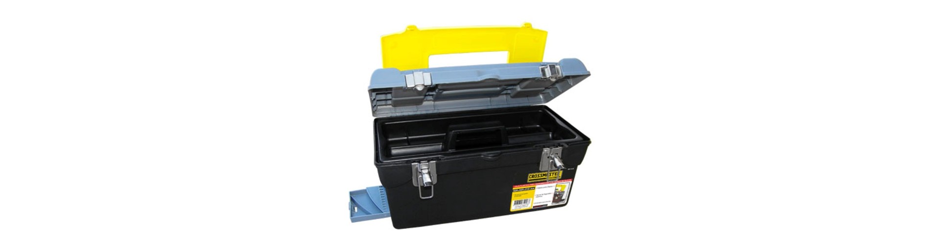 CAJA HERRAMIENTAS - PLASTICA - 595X285X284MM - CROSSMASTER