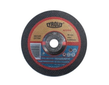 DISCO DE CORTE  CENTRO DEPRIMIDO 178X3.2X22.2 TYROLIT