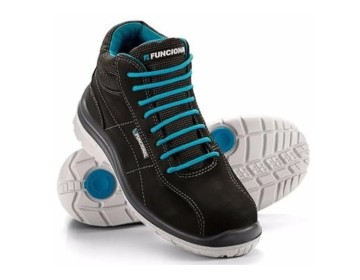 BOTIN CAPRI - NEGRO TALLE 42 - C/PUNT ALUM FUNCIONAL