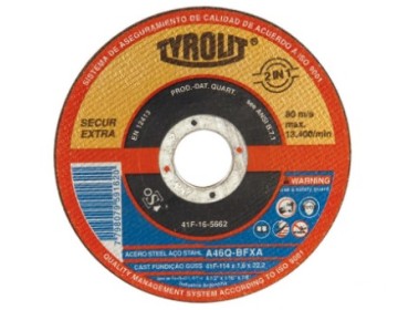 DISCO DE CORTE  PLANO - ULTRAFINO 230X1.9X22.2 TYROLIT