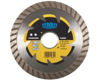 DISCO DIAMANTADO TURBO 4.5 X 10 MM TYROLIT